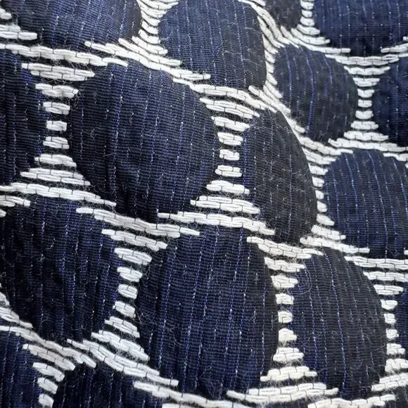 Kate Spade Bubble Skirt Sz 4 Navy Blue & White Lace Lined The Rules With Pockets - Picture 4 of 16